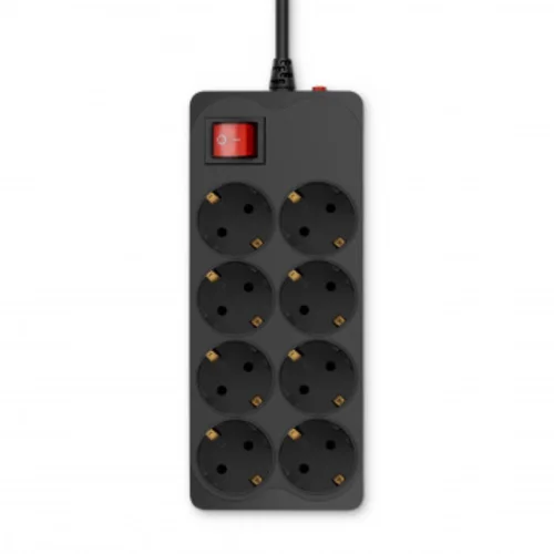 Сетевой фильтр Buro 800SH-5-B 5м (8 розеток) черный (коробка)