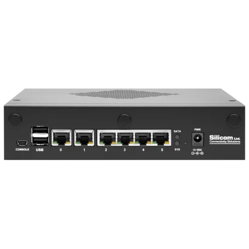 Мини-cервер Silicom, Intel Atom C2000-series, 4 cores, 8 GB, 64GB eMMC