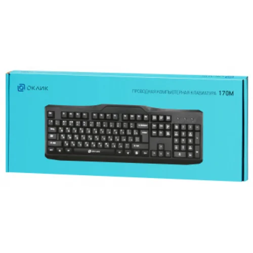 Клавиатура Оклик 170M черный USB (855272)