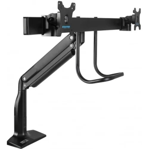 Кронштейн для мониторов Kromax OFFICE-20 черный 17"-35" макс.10кг настольный поворот и наклон