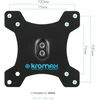 Кронштейн для мониторов Kromax OFFICE-20 черный 17"-35" макс.10кг настольный поворот и наклон