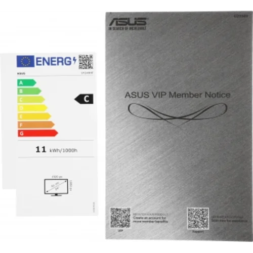 Монитор Asus 23.8" VY249HF черный IPS LED 16:9 HDMI матовая 250cd 178гр/178гр 1920x1080 100Hz FHD 3.
