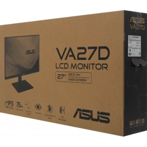 Монитор Asus 27" VA27DQSB-W белый IPS LED 16:9 HDMI M/M матовая HAS Piv 250cd 178гр/178гр 1920x1080