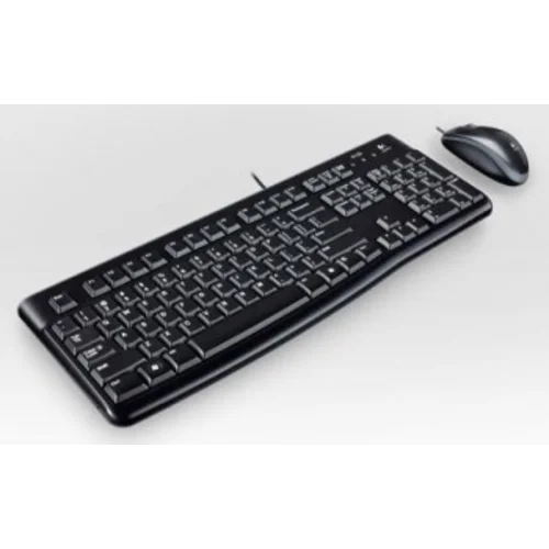 Клавиатура + мышь Logitech MK120 клав:черный мышь:черный/серый USB (920-002561)