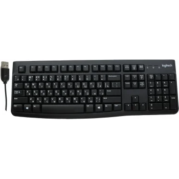 Клавиатура Logitech K120 черный USB (920-002583)