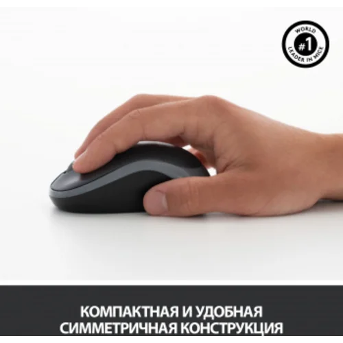 Клавиатура + мышь Logitech MK270 клав:черный мышь:черный USB беспроводная Multimedia (920-004518)