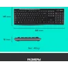 Клавиатура + мышь Logitech MK270 клав:черный мышь:черный USB беспроводная Multimedia (920-004518)