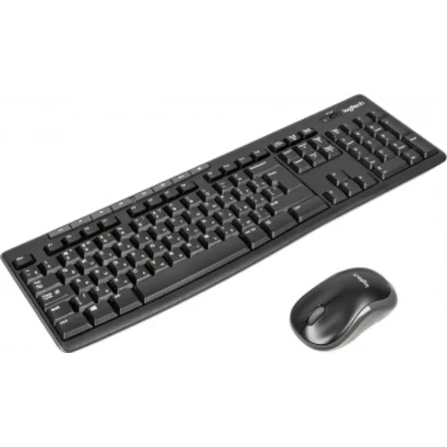 Клавиатура + мышь Logitech MK270 клав:черный мышь:черный USB беспроводная Multimedia (920-004518)