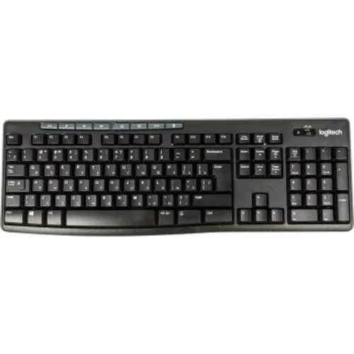 Клавиатура + мышь Logitech MK270 клав:черный мышь:черный USB беспроводная Multimedia (920-004518)