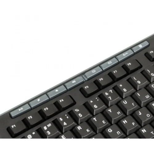 Клавиатура + мышь Logitech MK270 клав:черный мышь:черный USB беспроводная Multimedia (920-004518)