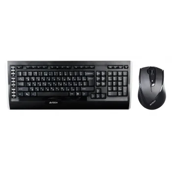 Клавиатура + мышь A4Tech 9300F клав:черный мышь:черный USB беспроводная Multimedia
