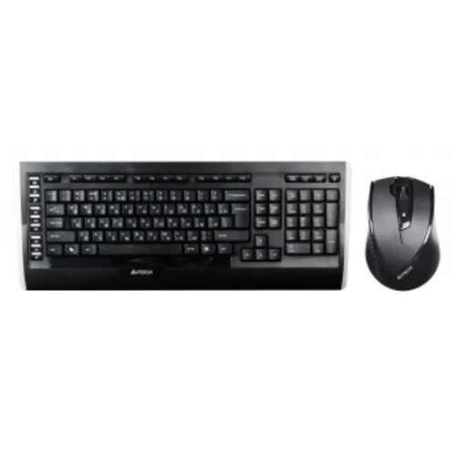 Клавиатура + мышь A4Tech 9300F клав:черный мышь:черный USB беспроводная Multimedia