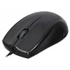 Мышь Оклик 185M черный оптическая (1200dpi) USB для ноутбука (3but)
