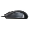 Мышь Оклик 185M черный оптическая (1200dpi) USB для ноутбука (3but)