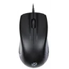 Мышь Оклик 185M черный оптическая (1200dpi) USB для ноутбука (3but)