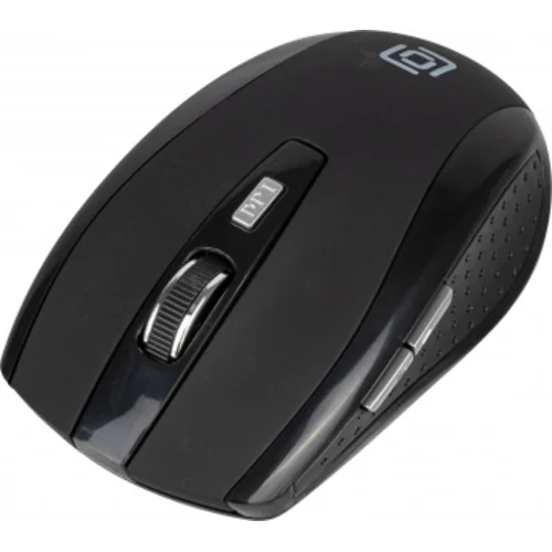 Мышь Оклик 455MW черный оптическая (1600dpi) беспроводная USB для ноутбука (6but)