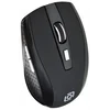 Мышь Оклик 455MW черный оптическая (1600dpi) беспроводная USB для ноутбука (6but)