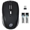 Мышь Оклик 455MW черный оптическая (1600dpi) беспроводная USB для ноутбука (6but)