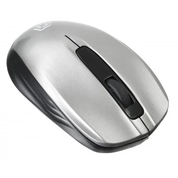 Мышь Оклик 475MW черный/серый оптическая (1000dpi) беспроводная USB для ноутбука (3but)