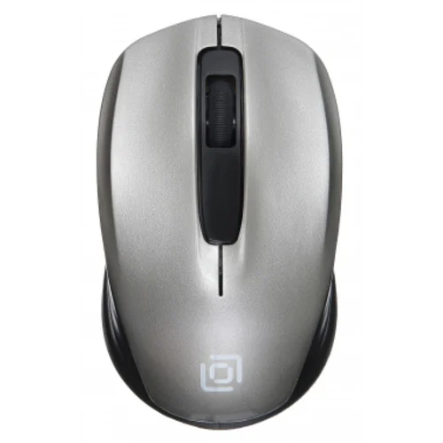 Мышь Оклик 475MW черный/серый оптическая (1000dpi) беспроводная USB для ноутбука (3but)