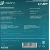 Мышь Оклик 485MW черный оптическая (1600dpi) беспроводная USB для ноутбука (3but)
