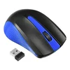 Мышь Оклик 485MW черный/синий оптическая (1000dpi) беспроводная USB для ноутбука (3but)