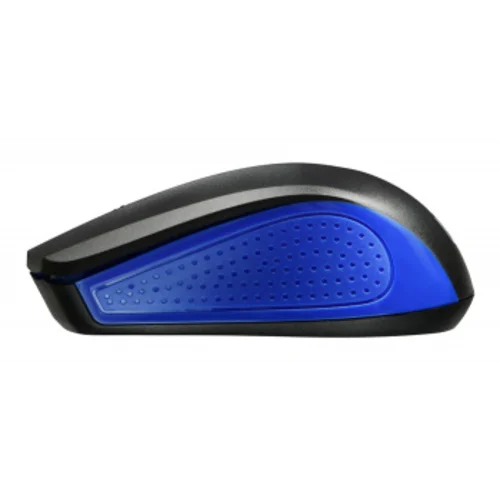 Мышь Оклик 485MW черный/синий оптическая (1000dpi) беспроводная USB для ноутбука (3but)