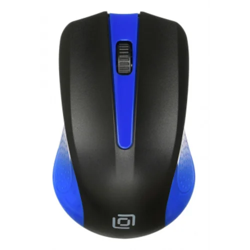 Мышь Оклик 485MW черный/синий оптическая (1000dpi) беспроводная USB для ноутбука (3but)