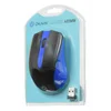 Мышь Оклик 485MW черный/синий оптическая (1000dpi) беспроводная USB для ноутбука (3but)