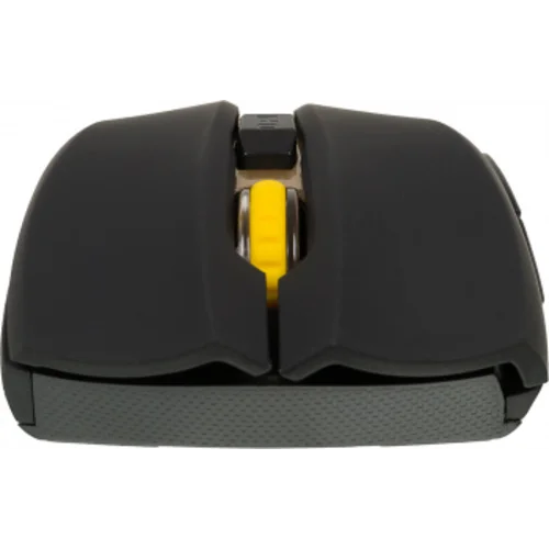 Мышь Оклик 495MW черный/золотистый оптическая (1600dpi) беспроводная USB для ноутбука (6but)