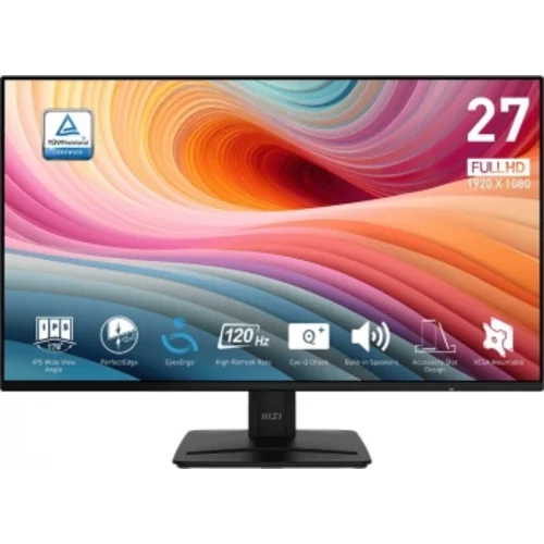 Монитор MSI 27" Pro MP271A E2 черный IPS LED 16:9 HDMI M/M матовая 300cd 178гр/178гр 1920x1080 120Hz