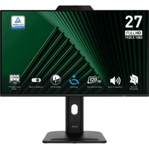 Монитор MSI 27" Pro MP272PMG черный IPS LED 16:9 HDMI M/M Cam матовая HAS Piv 300cd 178гр/178гр 1920