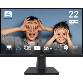 Монитор MSI 21.45" Pro MP225V черный VA 16:9 HDMI матовая 4000:1 300cd 178гр/178гр 1920x1080 100Hz V