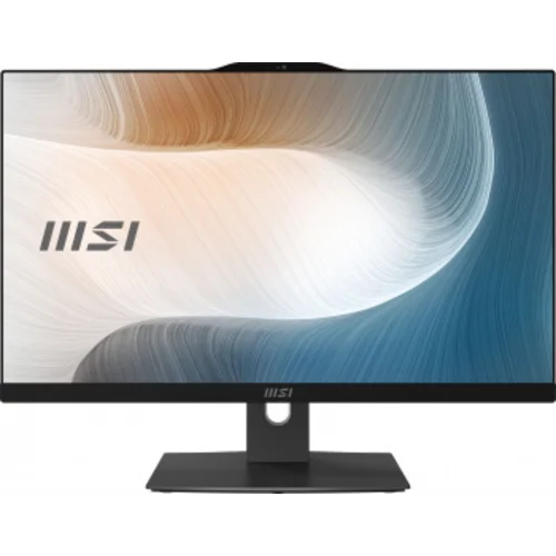 Моноблок MSI Modern AM242TP 12M-086XRU 23.8" Full HD Touch i5 1240P (1.7) 16Gb SSD512Gb Iris Xe noOS GbitEth WiFi BT 120W клавиатура мышь Cam черный