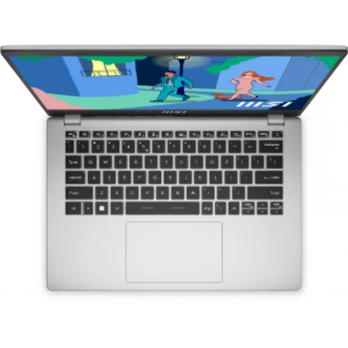 Ультрабук MSI Modern 14 C12MO-690RU Core i3 1215U 8Gb SSD256Gb Intel UHD Graphics 14" IPS FHD Windows 11 Prof silver WiFi BT Cam (9S7-14J111-690)