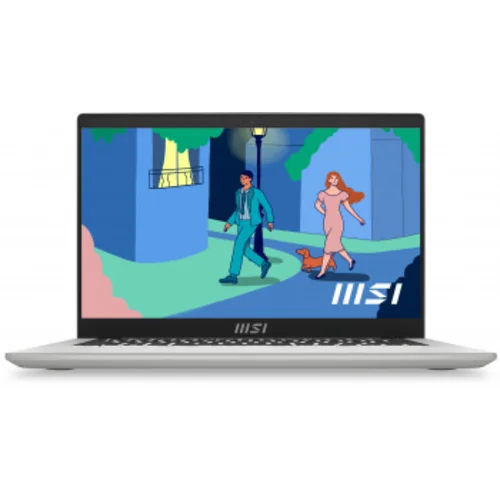 Ультрабук MSI Modern 14 C12MO-690RU Core i3 1215U 8Gb SSD256Gb Intel UHD Graphics 14" IPS FHD Windows 11 Prof silver WiFi BT Cam (9S7-14J111-690)