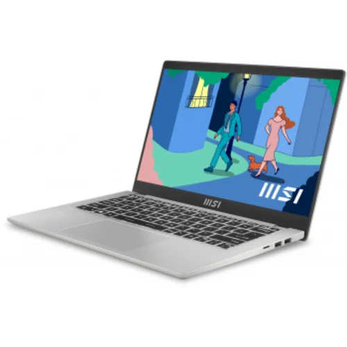Ультрабук MSI Modern 14 C12MO-690RU Core i3 1215U 8Gb SSD256Gb Intel UHD Graphics 14" IPS FHD Windows 11 Prof silver WiFi BT Cam (9S7-14J111-690)