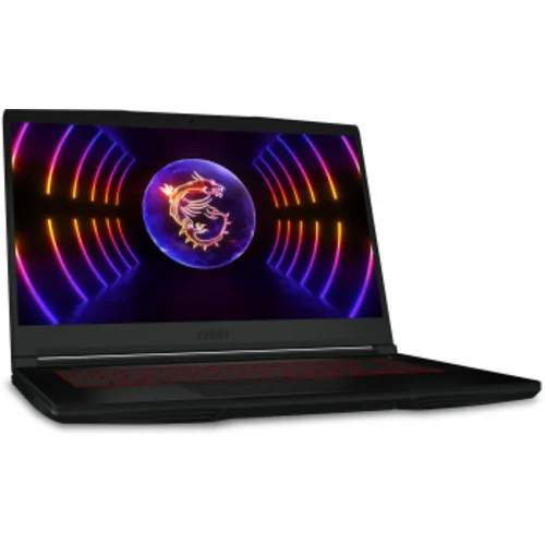 Ноутбук MSI GF63 Thin 12UCX-1037XRU Core i5 12450H 16Gb SSD256Gb NVIDIA GeForce RTX 2050 4Gb 15.6 IPS FHD Free DOS black WiFi BT Cam (9S7-16R821-1037)