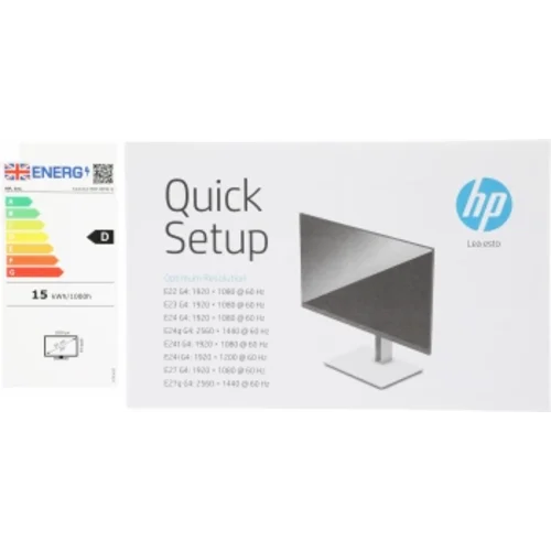 Монитор HP 24" E24i G4 черный IPS LED 16:10 HDMI матовая HAS Piv 250cd 178гр/178гр 1920x1200 60Hz VG