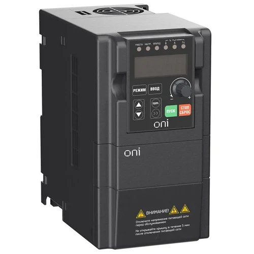 Преобразователь частоты A150 380В 3ф 0.75кВт 3А встроенный торм. модуль ONI A150-33-075HT