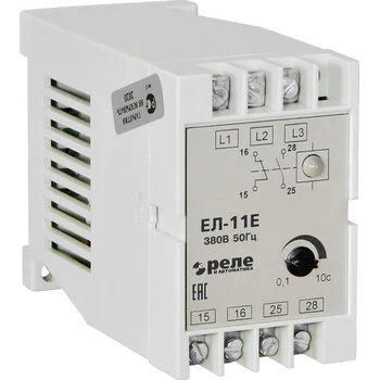 Реле контроля фаз ЕЛ-11Е 380В 50Гц Реле и Автоматика A8222-77135136