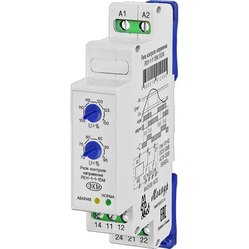 Реле контроля напряжения РКН-1-1-15М УХЛ4 Меандр A8302-19912455