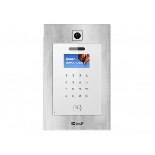 Вызывная панель IP-домофона BAS-IP AA-11BV Silver гибрид