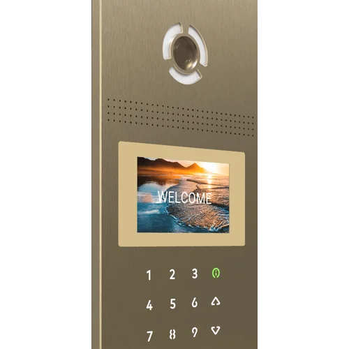 Вызывная панель IP-домофона BAS-IP AA-12FB GOLD