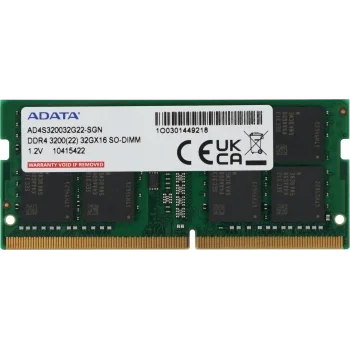 Память DDR4 32Gb 3200MHz A-Data AD4S320032G22-SGN RTL PC4-25600 CL22 SO-DIMM 260-pin 1.2В