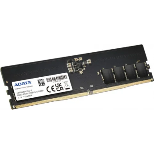 Память DDR5 16GB 4800MHz A-Data AD5U480016G-S RTL PC5-38400 CL40 DIMM 288-pin 1.1В