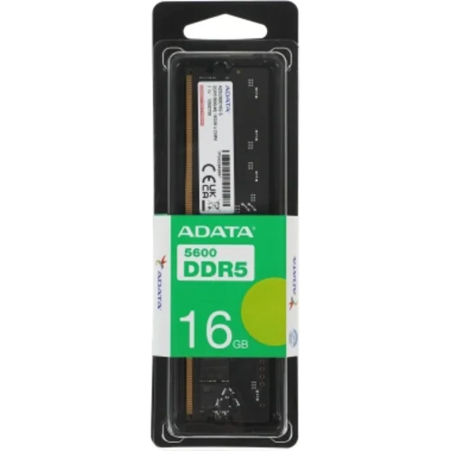 Память DDR5 16GB 5600MHz A-Data AD5U560016G-S RTL PC5-44800 CL46 DIMM 288-pin 1.1В