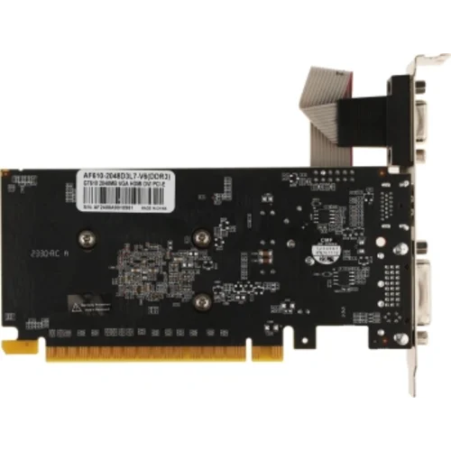 Видеокарта Afox PCI-E 3.0 AF610-2048D3L7-V6 NVIDIA GeForce GT 610 2Gb 64bit GDDR3