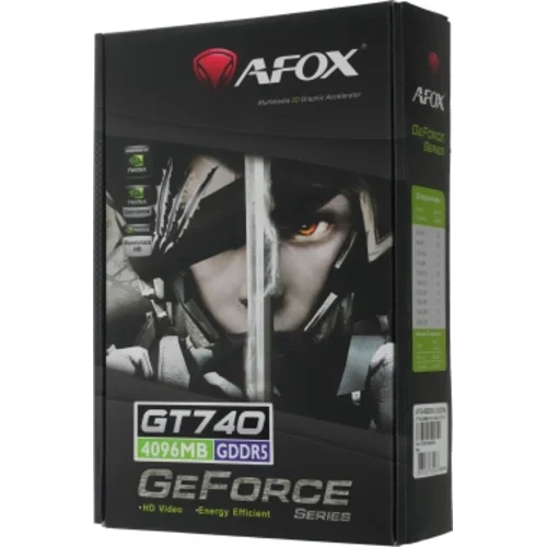 Видеокарта Afox PCI-E 3.0 AF740-4096D5H3-V3 NVIDIA GeForce GT 740 4Gb 128bit GDDR5