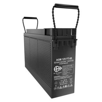 Батарея аккумуляторная свинцово-кислотная стационарная герметизированная необслуживаемая 12V FT-65